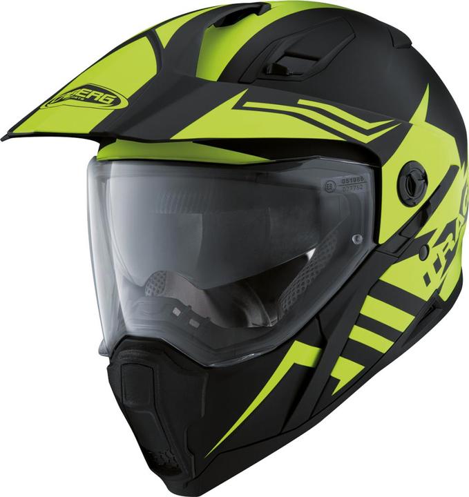 Produktbild Caberg XTRACE LUX matt schwarz-neon gelb XS (XS)
