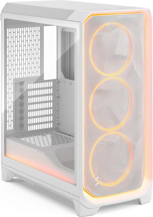 Actual product image Fractal Meshify 3 Ambience Pro RGB Clear Tint White (mATX, Mini-ITX, ATX, E-ATX)