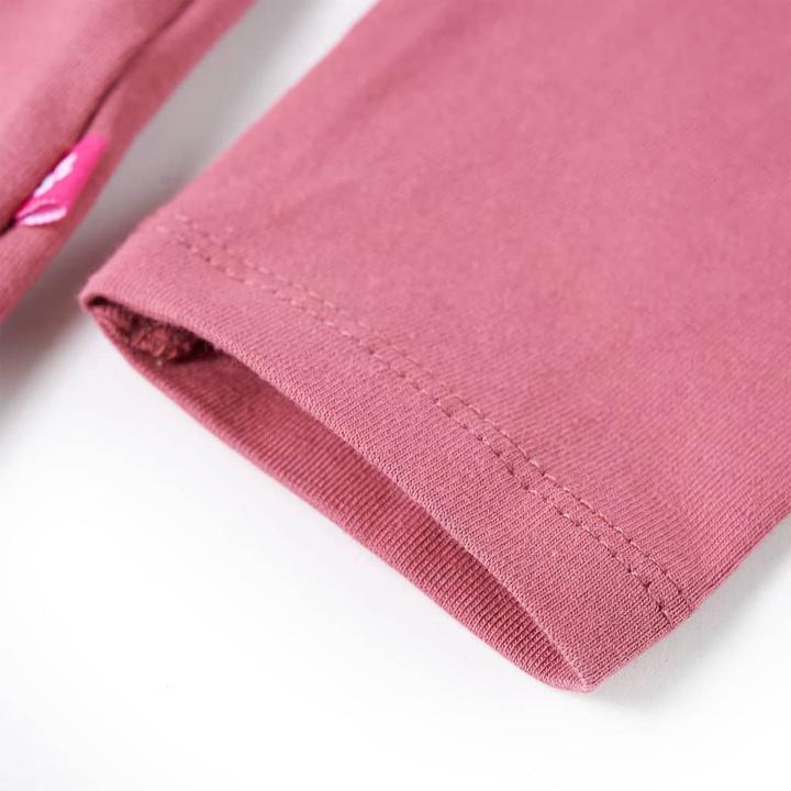 Actual product image VidaXL Children's long-sleeved shirt raspberry pink 128,Material: 95 (128)
