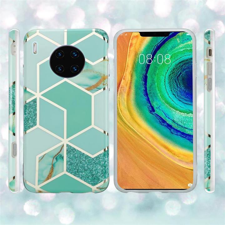 Actual product image Cadorabo IMD TPU Colorful Marble Cover (Mate 30 Pro)