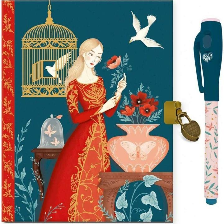 Image du produit Djeco Lovely Paper Cuaderno secreto Lisa Cahier secret (53615), multicolore