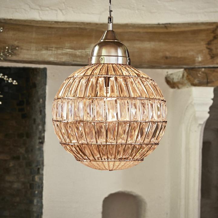 Immagine prodotto Loberon Lampada a sospensione Lanebrook argento/chiaro (E27)