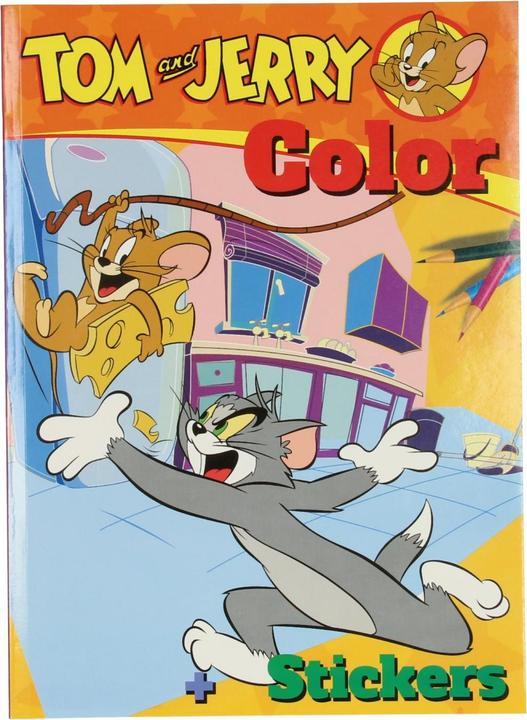 Produktbild Warner Bros Color Malbuch Tom & Jerry mit Aufklebern