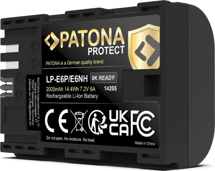 Actual product image Patona Protect Canon LP-E6P (Rechargeable battery)