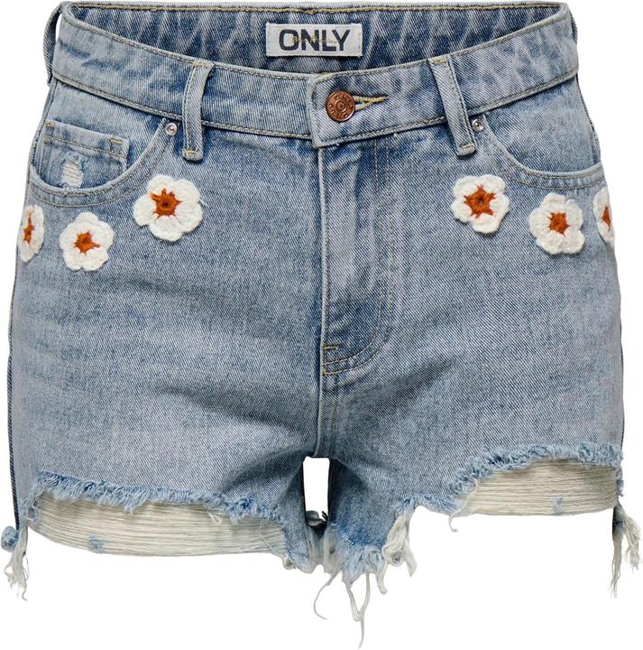 Produktbild Only ONLPACY Hohe Taille Normal geschnitten Jeans-Shorts Jeans-Shorts (M)
