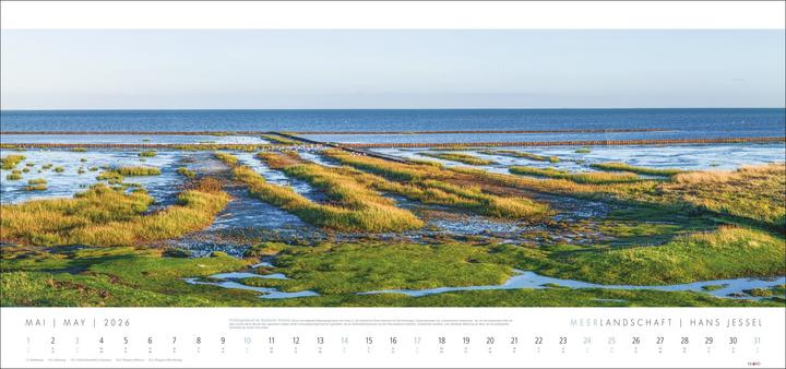 Actual product image Meerlandschaft Kalender 2026 - Hans Jessel (Hardcover, German)