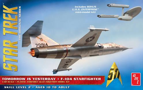 Produktbild AMT Model Kits Star Trek F104 Starfighter