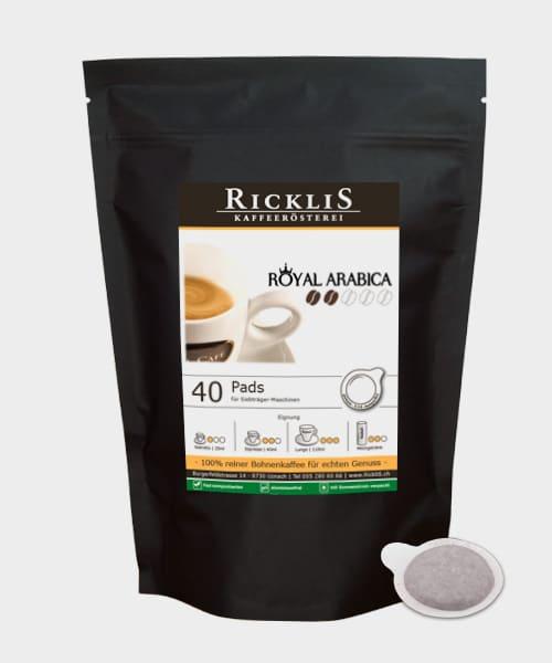 Image du produit RickliS Kaffeerösterei Royal Arabica (40 x Port.)