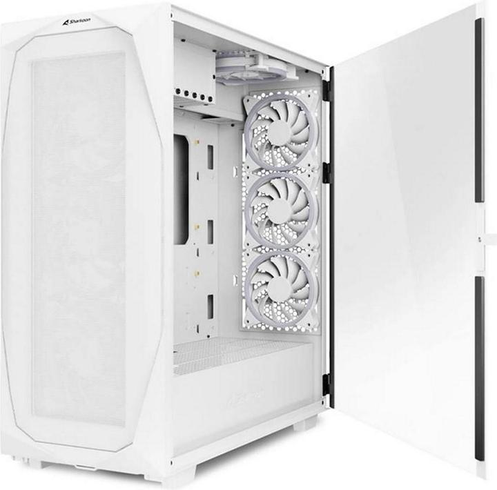 Immagine prodotto Sharkoon REV300 RGB Bianco (E-ATX, mATX, Mini-ITX, ATX)