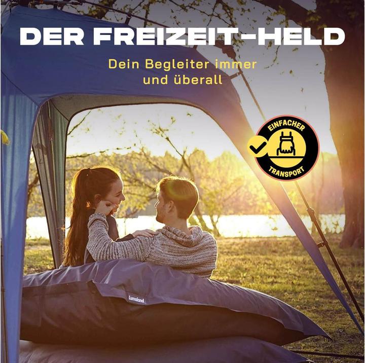 Actual product image Where Tomorrow Pavillon Pop Up - Schwarz, Anwendungsbereich: Outdoor (250 cm, 250 cm)