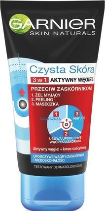 Immagine prodotto Garnier Pure Score Intensive Charcoal 3In1 Face Wash 150 ml (Crema lavaggio, 150 ml)