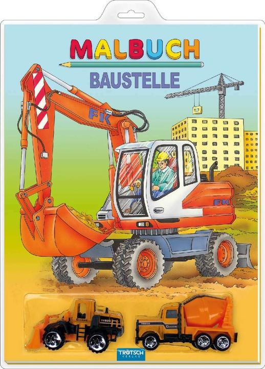 Produktbild Malbuch Baustelle