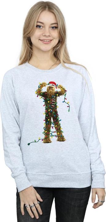 Image du produit Star Wars - Sweat CHEWBACCA CHRISTMAS LIGHTS - Femme (M)