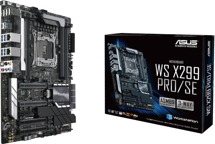 Produktbild ASUS WS X299 PRO/SE LGA 2066 ATX Intel® X299 (LGA 2066, Intel X299, ATX)