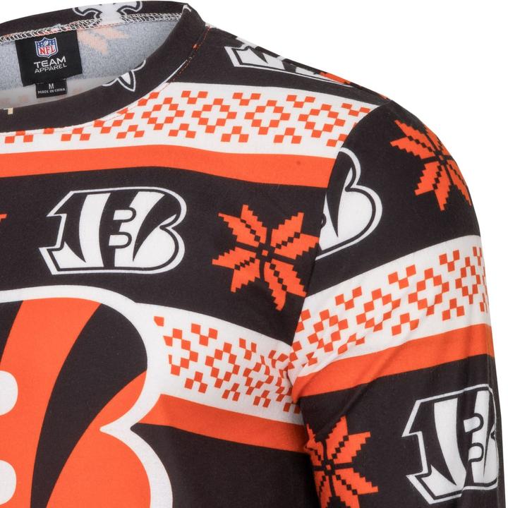 Actual product image Foco NFL Winter XMAS pyjamas Cincinnati Bengals - M (M)