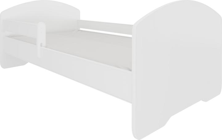 Image du produit ADRK Furniture Lit avec matelas et garde-corps PEPE 160x80 (160 x 80 cm)