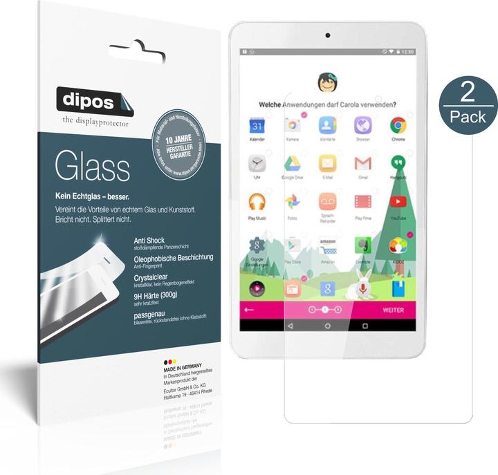 Image du produit Dipos Film de Protection d’écran Anti-Shock (1 pièce(s), Telecom Tablet Pulse)