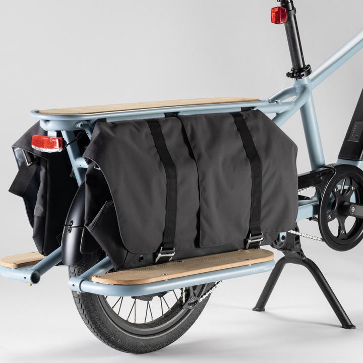 Produktbild Decathlon Doppel-Fahrradtasche Longtail (100 l, Gepäckträgertasche)