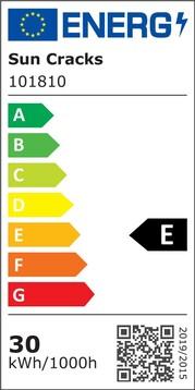 Energie-Label Sun Cracks 101810 LED Röhre T8 retrofit (G13, 30000 W, 3450 lm, 1 x, E)