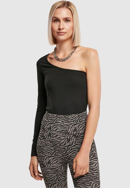 Urban Classics Ladies Organic Asymmetric One Sleeve Body - 14111