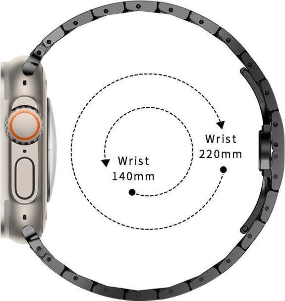 Immagine prodotto MU Style Bracciale di ricambio Iron Man in acciaio inossidabile serie OH (20 mm, Acciaio inossidabile)