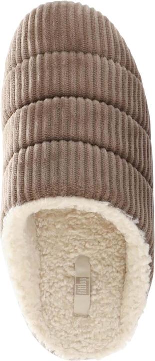 Actual product image Fitflop Womens/Ladies Chrissie Corduroy Fleece Lined Slippers (40.5)