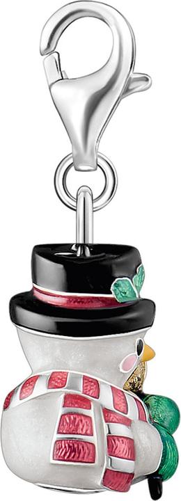 Immagine prodotto Thomas Sabo Ciondolo a forma di pupazzo di neve (Smalto a freddo, Argento 925 riciclato)