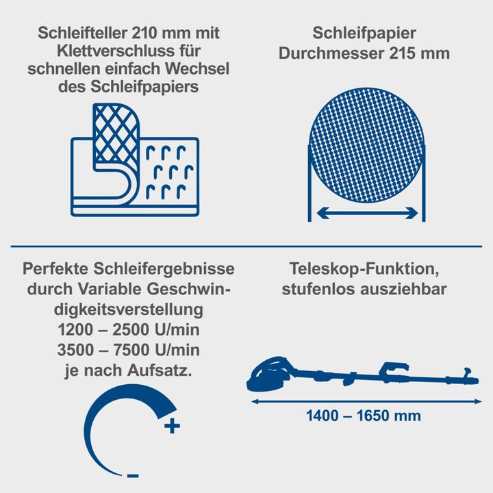 Produktbild Scheppach DS930 (Wand- & Deckenschleifer, 710 W)
