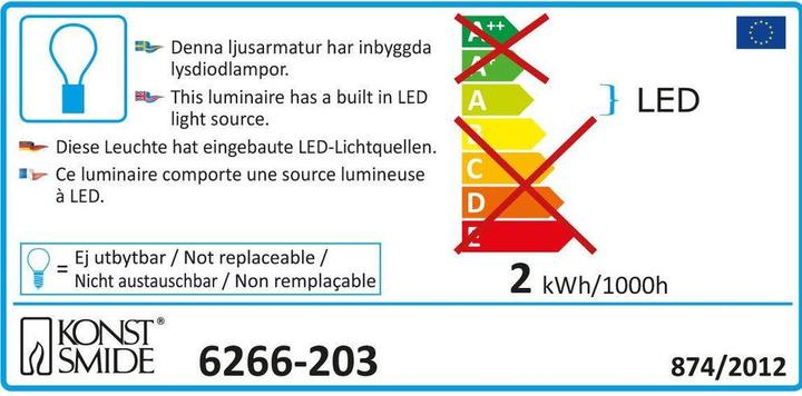 Energy Label Konstsmide LED Acrylic Penguins