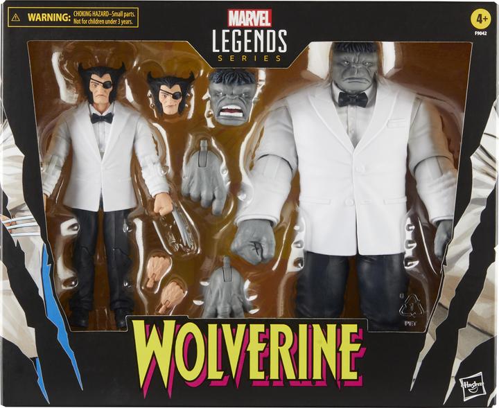 Immagine prodotto Hasbro Wolverine 50° Anniversario Marvel Legends confezione da 2 figurine Marvel's Patch & Joe Fixit 15 cm