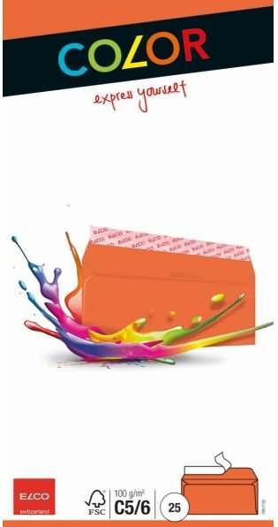 Image du produit Elco Enveloppe de lettre - COLOR OPTIFIX (C5, C6, 25 x)