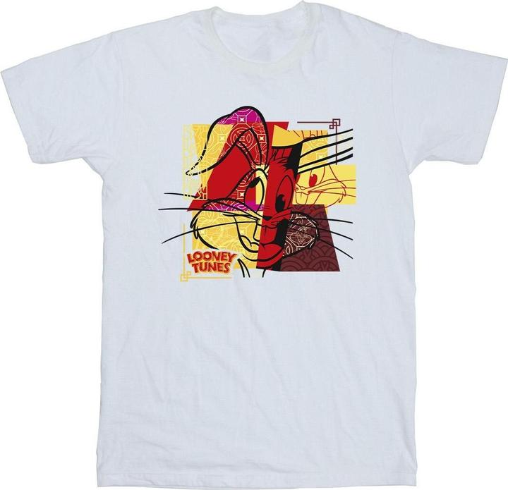 Actual product image Looney Tunes Mens Bugs Bunny Rabbit New Year T-Shirt (XXL)