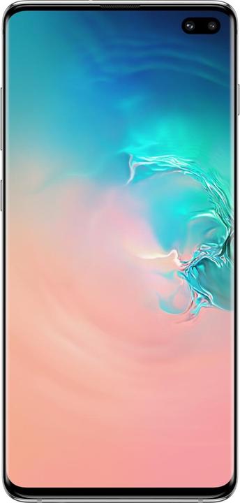 Produktbild Samsung Galaxy S10+ (128 GB, Prism White, 6.40", Hybrid Dual SIM, 16 Mpx, 4G)