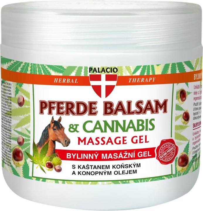 Palacio Hanf-Massagegel mit Rosskastanie (600 ml, 700 g)