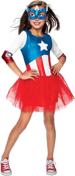 Produktbild Rubies Captain America Mädchen (140)