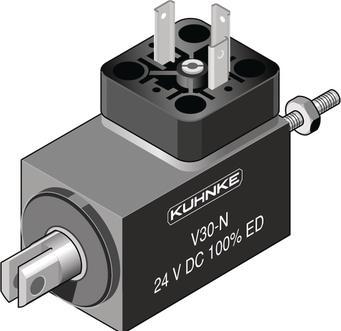 Immagine prodotto Kuhnke Solenoide lineare 24VDC 16W 30mm 2.5N