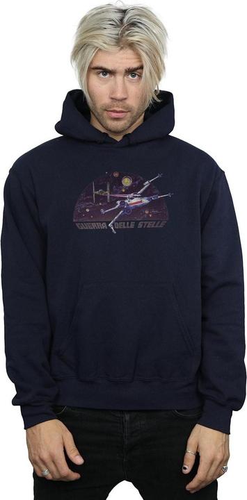Actual product image Star Wars Mens Italian Title X-Wing Hoodie (XXL)