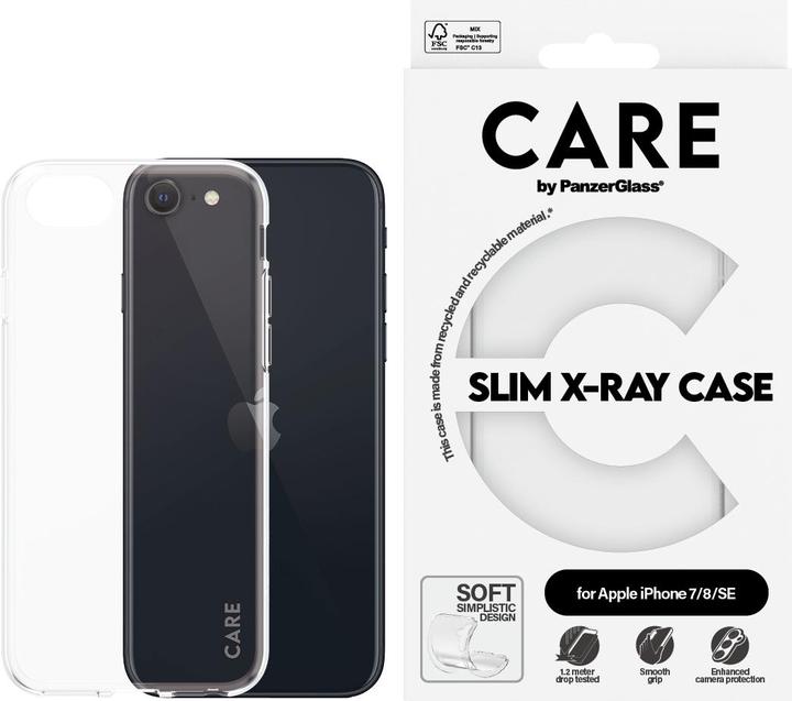 Actual product image PanzerGlass CARE by ® Fashionable Case Transparent X-Ray Soft Basic iPhone 7 | 8 | SE (Apple iPhone 8, Apple iPhone 7, Apple iPhone SE (3rd Gen), Apple iPhone SE (2nd Gen))