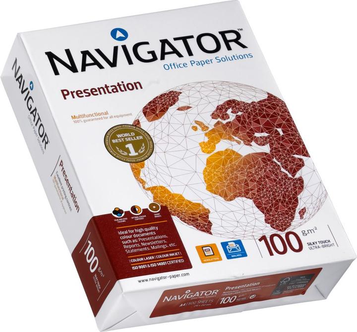 Image du produit Navigator PRESENTATION Papier pour imprimante () 500 feuilles (100 g/m², 500 x, A4)