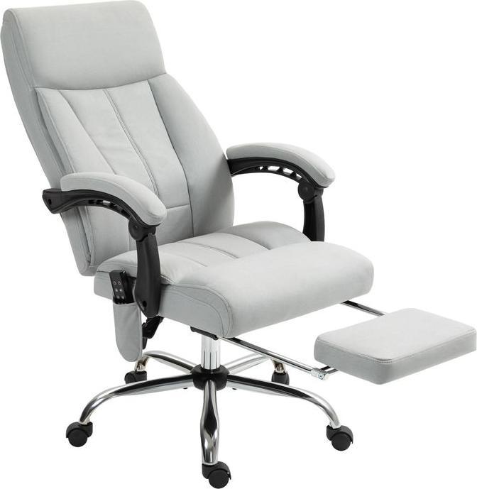 Image du produit Swisshandel24 Chaise de bureau avec fonction massage, ergonomique avec fonction chaise longue, chauffage