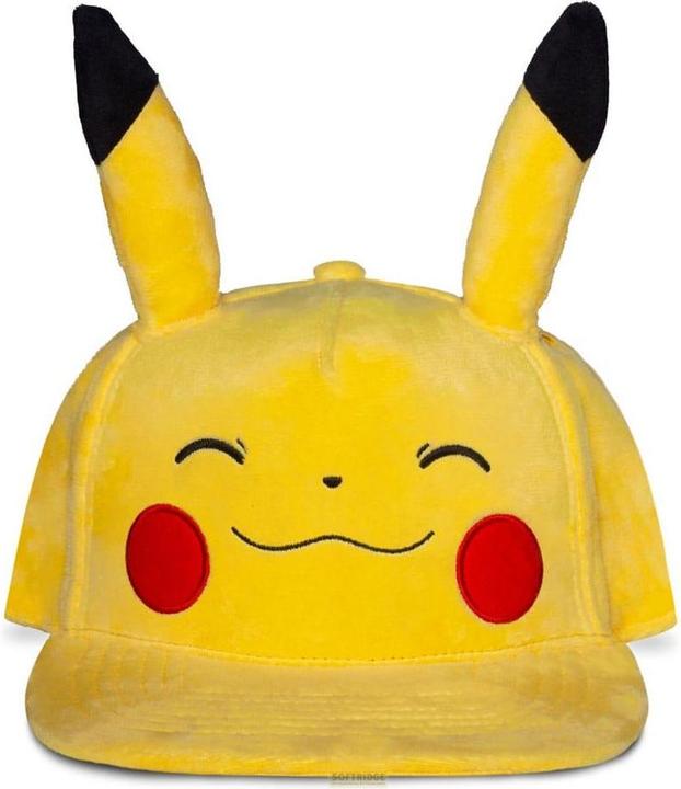 Difuzed Pokemon Snapback Cap Smiling Pikachu (One Size)