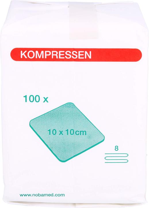 Immagine prodotto Nobamed MULLCOMPRESS 10X10CM 8CH, 100 pezzi COM