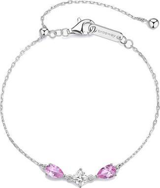 Brosway - Vibrant Pink Fancy cubic zirconia silver bracelet FVP113