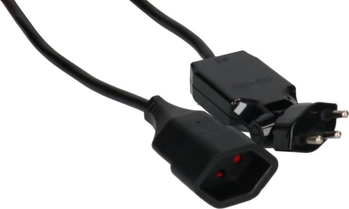 Immagine prodotto Max Hauri Cavo di prolunga 5 m T13 - T12 clip-clap, nero (5 m, Tipo 13)