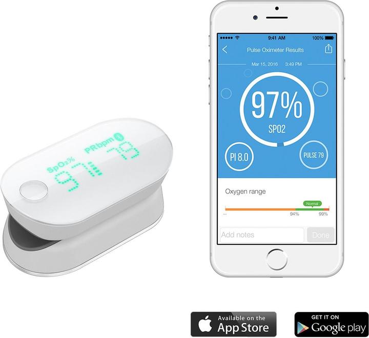 Actual product image iHealth Wireless Pulse Oximeter
