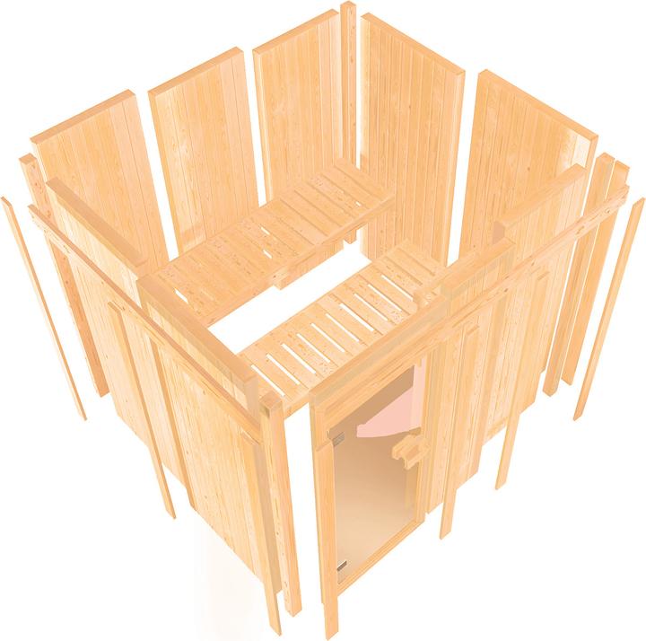 Immagine prodotto Karibu Set di porte per sauna da 28 mm Svenson
