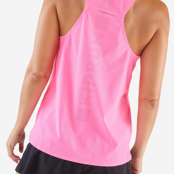 Actual product image Kiprun Lauf-Tanktop Damen leicht - Run 900 Light rosa (XS)