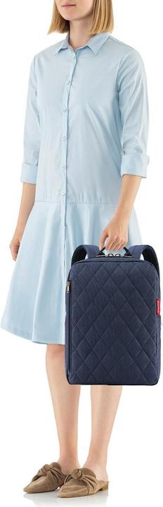 Produktbild reisenthel Rucksack Classic backpack M Rhombus Midnight (13 l)