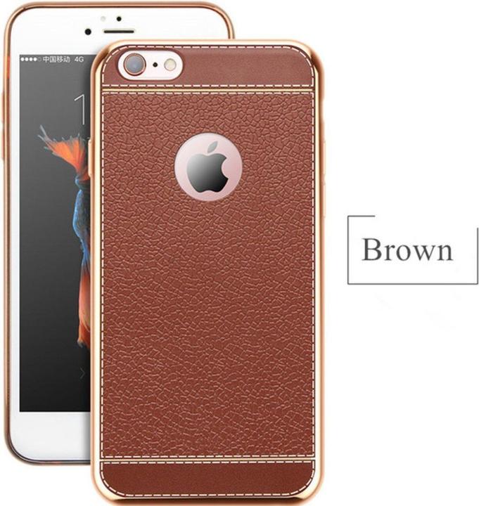 Produktbild König Design Apple iPhone 5 / 5s / SE Hülle Case Handy Cover Schutz Tasche Schutzhülle Braun (Apple iPhone 5)