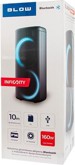 Actual product image Blow Bluetooth Speaker Infinity Microphone + Remote Control (Rechargeable battery operated)